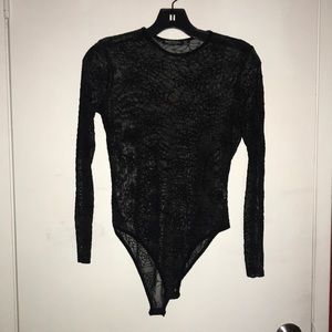 Nasty gal spiderweb mesh top